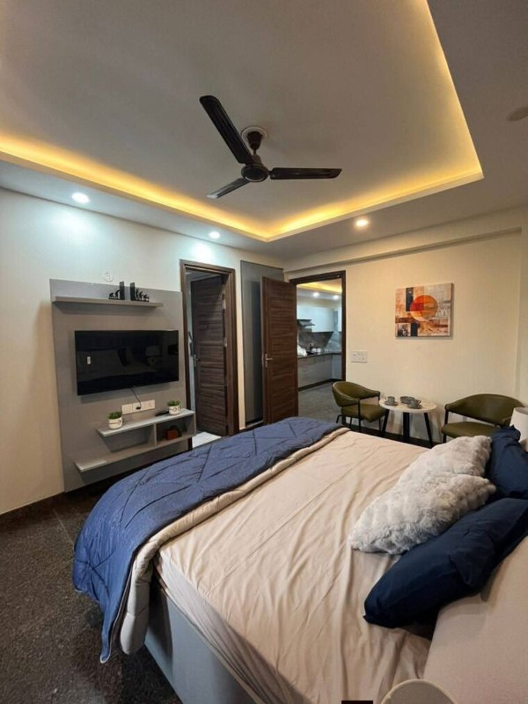 Bedroom, saket 1 Bedroom 500 Sq.Ft. Builder Floor In Saket Delhi 10068559