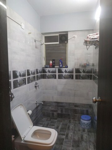 Bathroom in 3 BHK Apartment at Sai Aura Ville, Bavdhan – for Rent