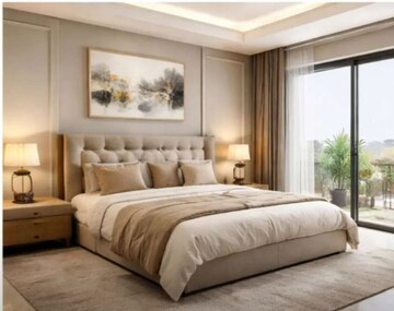 Bedroom in 3 BHK Apartment at Hazratganj – for Rent