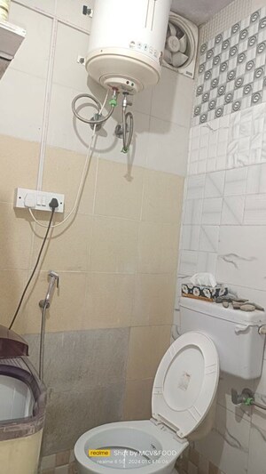 Bathroom in 2 BHK Builder Floor at Malviya Nagar – for Rent