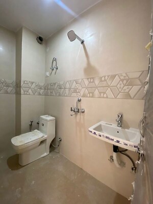 Bathroom in 2 BHK Builder Floor at Chattarpur – for Rent