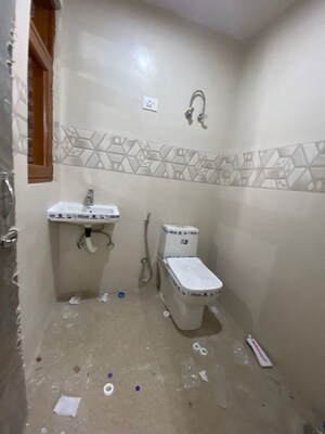 Bathroom in 2 BHK Builder Floor at Chattarpur – for Rent