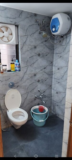 Bathroom in 3 BHK Apartment at Goyal Orchid Greenfield, Bopal – for Rent