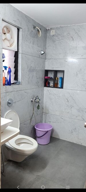 Bathroom in 3 BHK Apartment at Goyal Orchid Greenfield, Bopal – for Rent