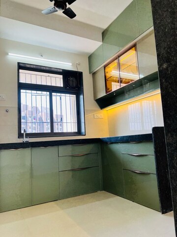 Kitchen in 1 BHK Apartment at Runwal Eirene, Balkum Pada – for Rent