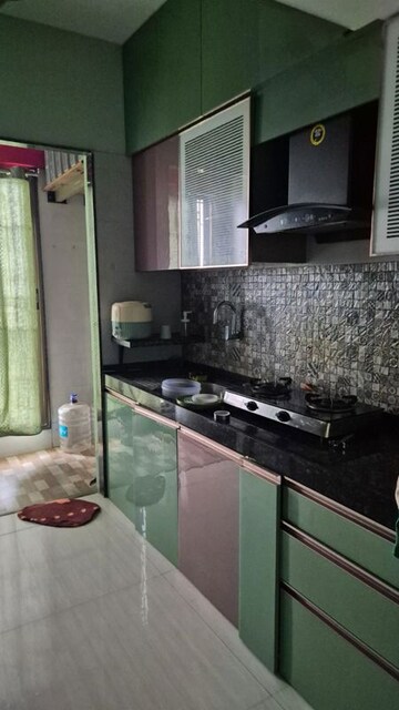 Kitchen in 1 BHK Apartment at Regency Anantam, Dombivli East – for Rent