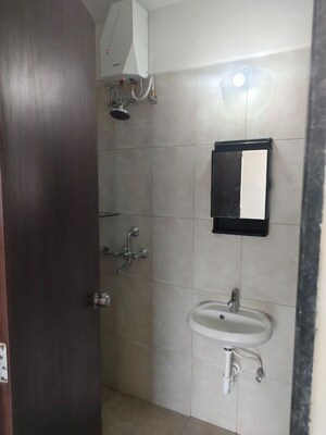 Bathroom in 3 BHK Apartment at Sarsan Nancy Hillview, Baner – for Rent