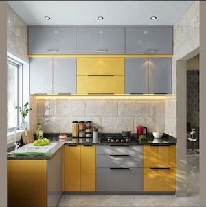 Kitchen in 3 BHK Apartment at Shreepati Heights, Tardeo – for Sale