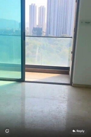 Balcony in 4 BHK Apartment at Kalpataru Immensa, Kolshet Road – for Sale