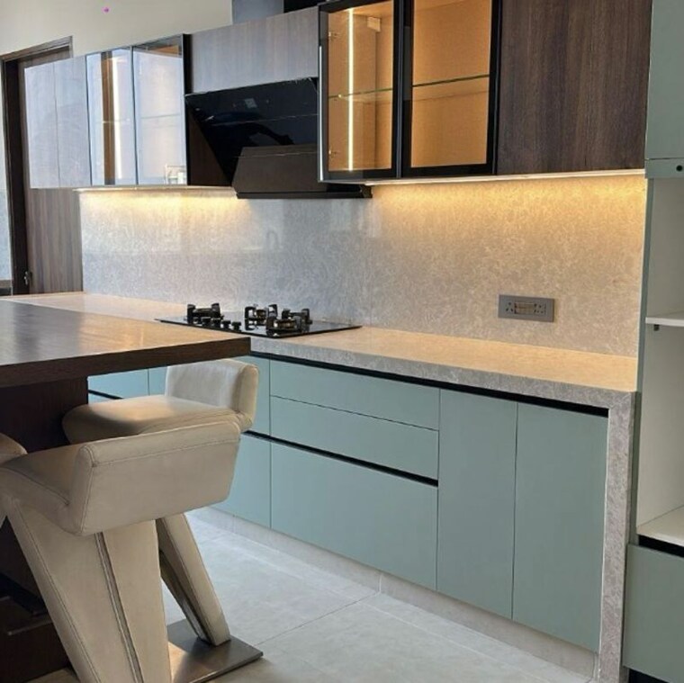 Kitchen, mj-81-aureate 4 Bedroom 4212 Sq.Ft. Apartment In B Block Bkc Mumbai 10070305
