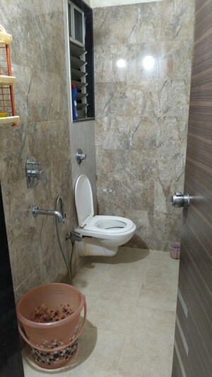 Bathroom in 3 BHK Apartment at Surana Park Marina, Baner – for Rent