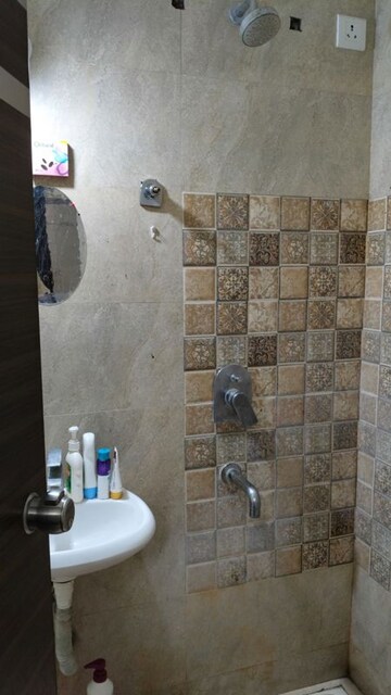 Bathroom in 3 BHK Apartment at Surana Park Marina, Baner – for Rent