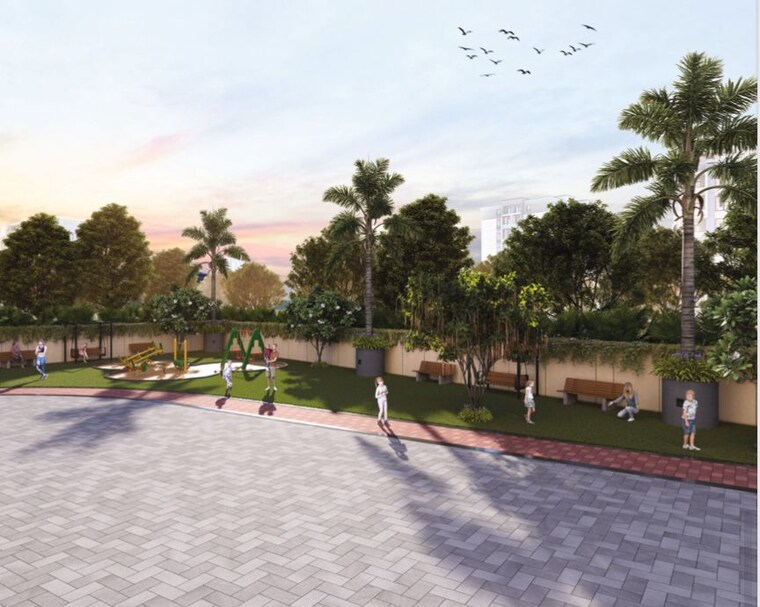 Garden, eapl-sri-tirumala-fortune 3 Bedroom 2277 Sq.Ft. Apartment In Tukkuguda Hyderabad 10070578