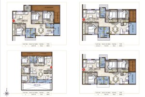 Floor Plan in 3 BHK Apartment at EAPL Sri Tirumala Fortune, Tukkuguda – for Sale