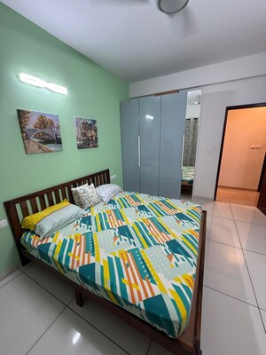 Bedroom in 3 BHK Apartment at DNR Spring Leaf, Koramangala – for Rent