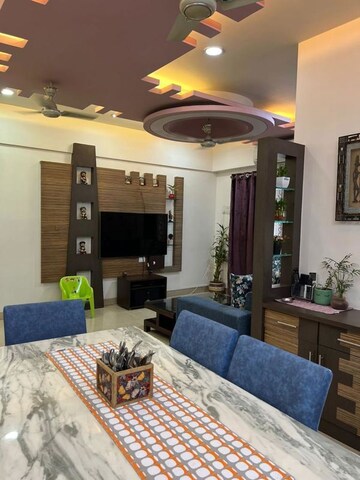 Dining area in 3 BHK Apartment at Ashar Residency, Pokhran Road No Two – for Sale