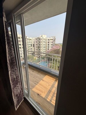 Balcony in 3 BHK Apartment at DNR Spring Leaf, Koramangala – for Rent
