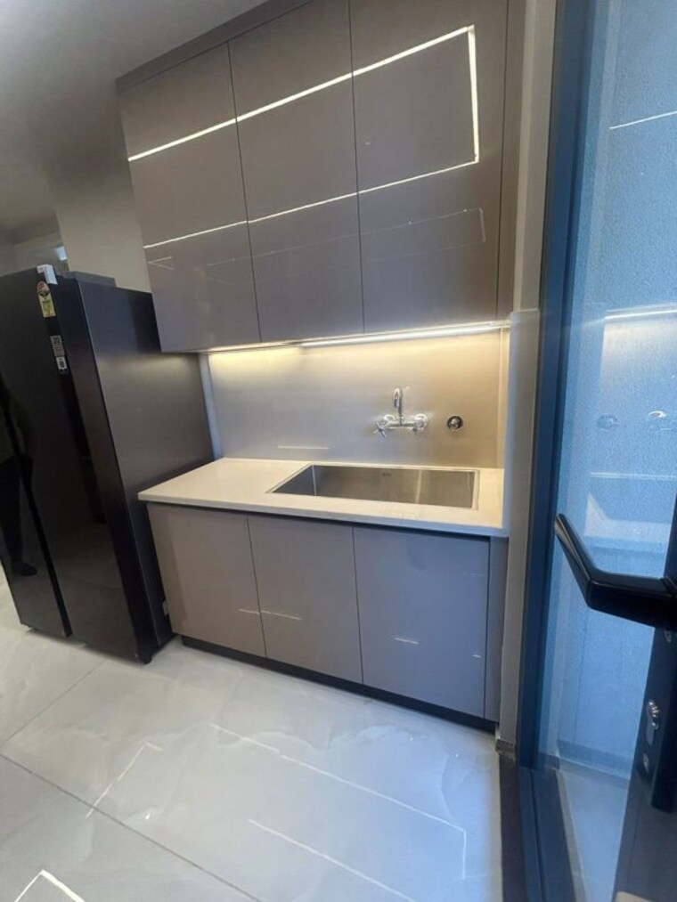 Kitchen, international airport road 3 Bedroom 2325 Sq.Ft. Apartment In International Airport Road Zirakpur 10070653