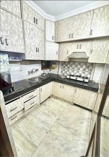Kitchen in 2 BHK Builder Floor at Lajpat Nagar – for Rent