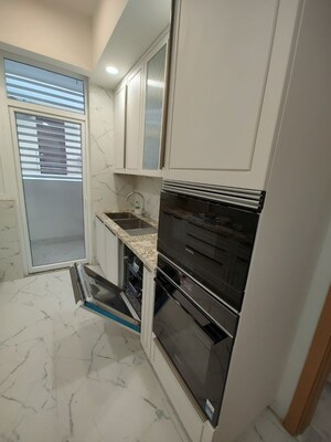 Staircase in 2 BHK Apartment at Krisumi Waterfall Residences, Sector 36a – for Rent