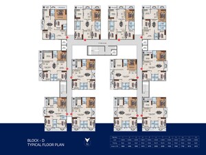 Floor Plan in 2 BHK Apartment at Hyndava MNK Heights, Kompally – for Sale