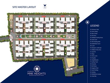 Master Plan in 2 BHK Apartment at Hyndava MNK Heights, Kompally – for Sale
