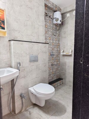 Bathroom in 3 BHK Apartment at Dahanukar Apartments, Kothrud – for Rent