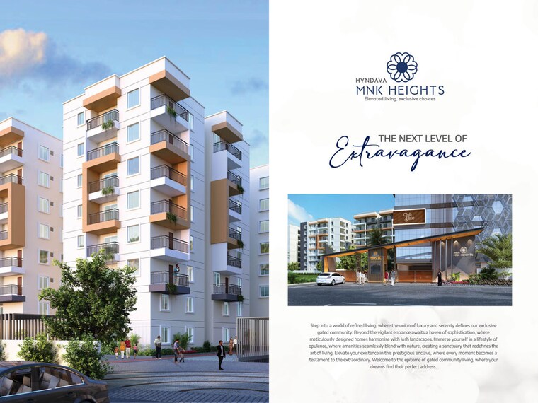 Exterior View, hyndava-mnk-heights 2 Bedroom 1230 Sq.Ft. Apartment In Kompally Hyderabad 10070651