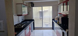 Kitchen in 3 BHK Apartment at Manchester Heights, Khar West – for Rent