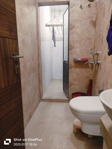 Bathroom in 3 BHK Apartment at One Hiranandani Park, Ghodbunder Road – for Rent