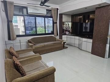 Living Room in 3 BHK Penthouse at Valley Towers Annex, Manpada – for Sale