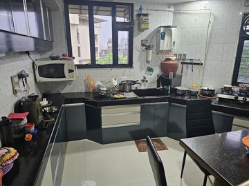 Kitchen in 3 BHK Penthouse at Valley Towers Annex, Manpada – for Sale