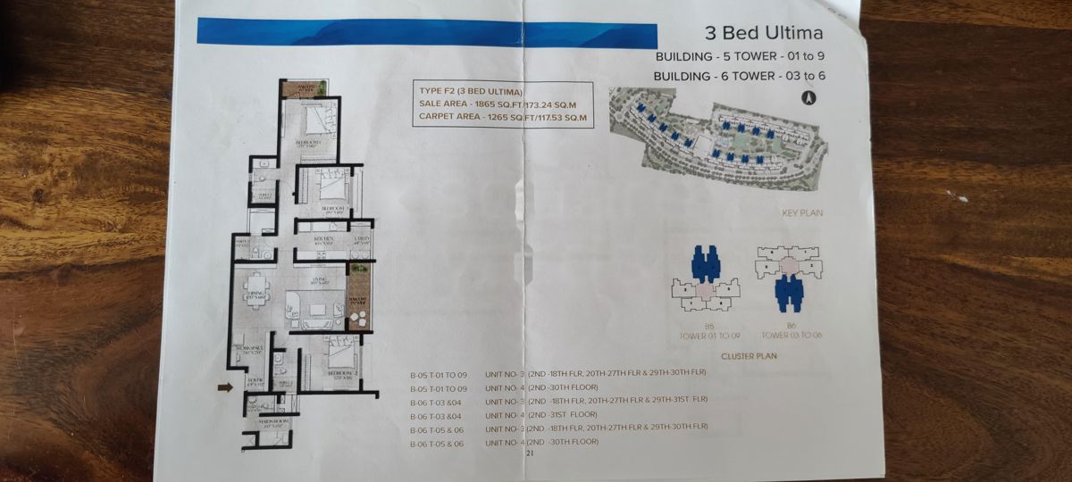 3.5 BHK 1898 Sq.Ft. Apartment in Avalon Park At The Prestige City