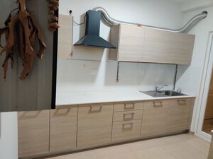 Kitchen in 3 BHK Apartment at Bhartiya City, Thanisandra Main Road – for Rent