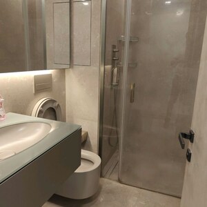 Bathroom in 3 BHK Apartment at Lodha World Crest, Empire Mill – for Rent