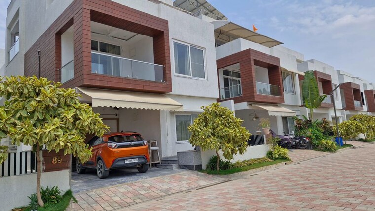 Exterior View, pruthvi-adithya-belmont-greene 3 Bedroom 4000 Sq.Ft. Villa In Tellapur Hyderabad 10071066
