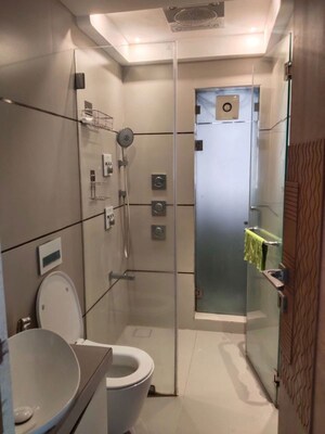Bathroom in 3 BHK Apartment at Hiranandani Gardens Octavius, Powai – for Rent