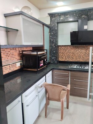 Kitchen in 3 BHK Apartment at Hiranandani Gardens Octavius, Powai – for Rent