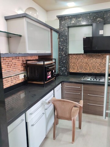 Kitchen in 3 BHK Apartment at Hiranandani Gardens Octavius, Powai – for Rent