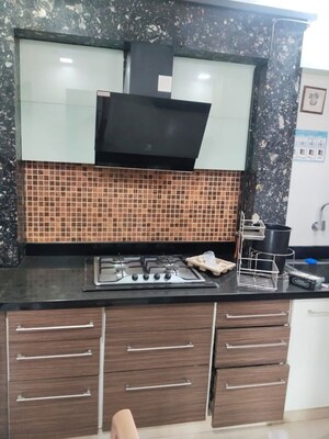Kitchen in 3 BHK Apartment at Hiranandani Gardens Octavius, Powai – for Rent