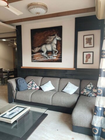 Living Room in 3 BHK Apartment at Hiranandani Gardens Octavius, Powai – for Rent