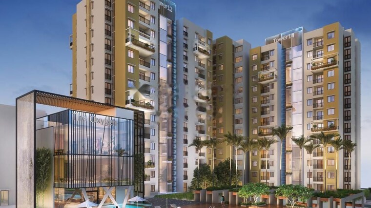 Exterior View, puravankara-purva-zenium 3 Bedroom 1475 Sq.Ft. Apartment In Hosahalli Bangalore 10071417
