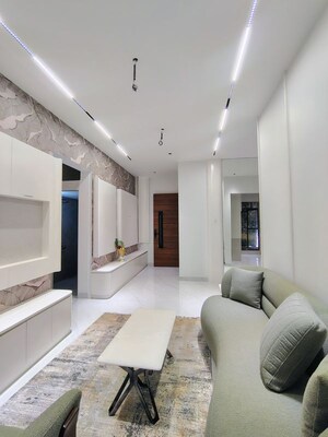 Living Room in 3 BHK Apartment at Thanekar BKC Paramount, Katrap – for Sale