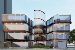 3 BHK Apartment – Exterior View View at Thanekar BKC Paramount, Katrap - for Sale