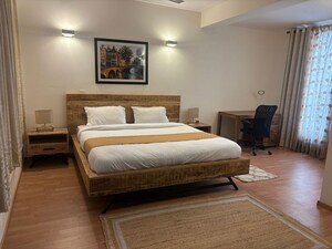 Bedroom in 3 BHK Builder Floor at Defence Colony – for Rent