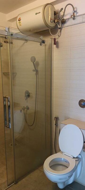 Bathroom in 3 BHK Apartment at Richmond Premier, Richmond Road – for Rent