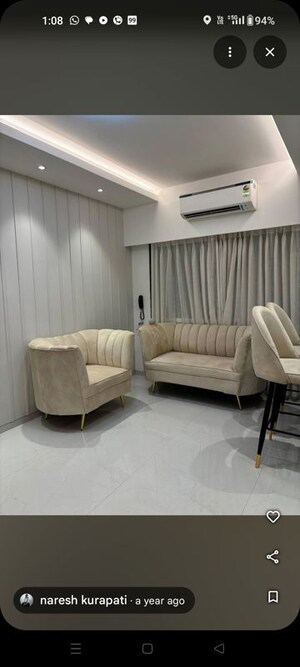 Living Room in 4 BHK Apartment at Kalpataru Horizon, Worli – for Rent