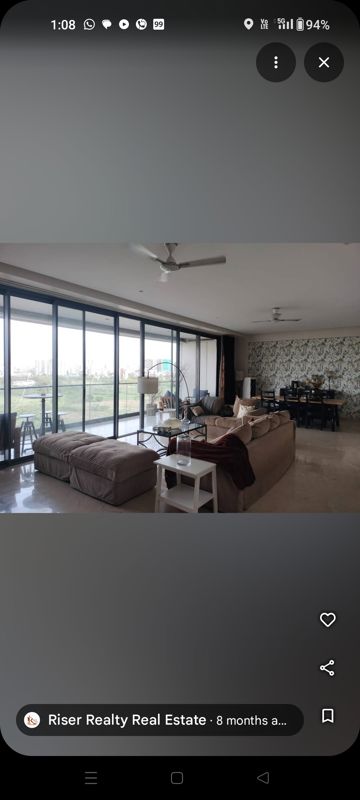 4 BHK + Pooja Room,Servant Room,Study Room,Extra Room Apartment For Rent in Kalpataru Horizon