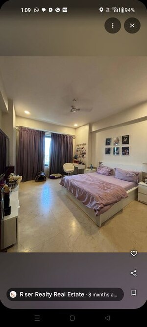 Living Room in 4 BHK Apartment at Kalpataru Horizon, Worli – for Rent