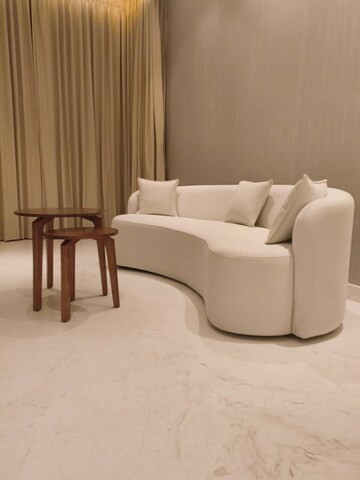 Living Room in 1 BHK Apartment at Bhartiya Leela Residences, Thanisandra Main Road – for Rent